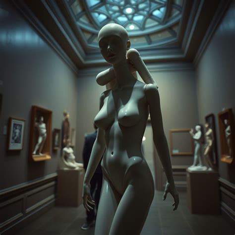 A Naked Mannequin Temptress Named Fanart