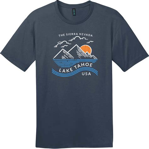 Lake Tahoe Sierra Nevada Mountain T Shirt California T Shirtsnevada