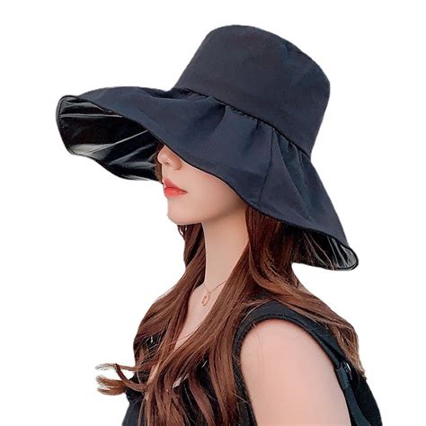 Women S Packable Reversible Bucket Hat Uv Sun Protection Wide Brim