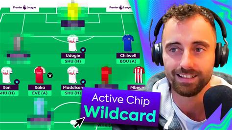 WILDCARD ACTIVE Will Thomas FPL Wildcard Team Gameweek 5