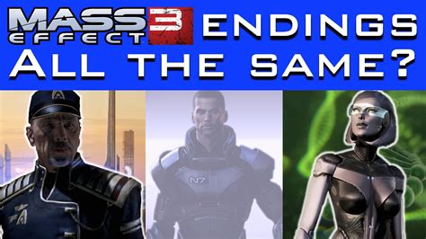 Mass Effect 3 Endings Are They Really All The Same Youtube