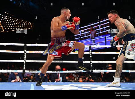 New York Ny November Teofimo Lopez During His Fight With George