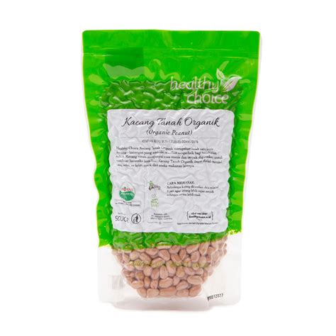 Healthy Choice Kacang Tanah Organik 500gr Healthy Choice Id