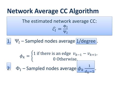 Ppt Estimating Clustering Coefficients And Size Of Social Networks