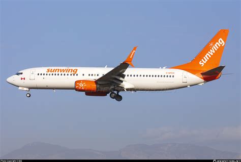 C GFEH Sunwing Airlines Boeing 737 8GS WL Photo by Björn van der