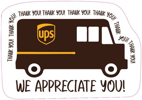 Ups And Usps Thank You Stickers Custom Designs By Natalie