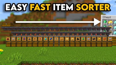 BEST Item Sorter For Minecraft 1 21 Minecraft Automatic Items Sorter