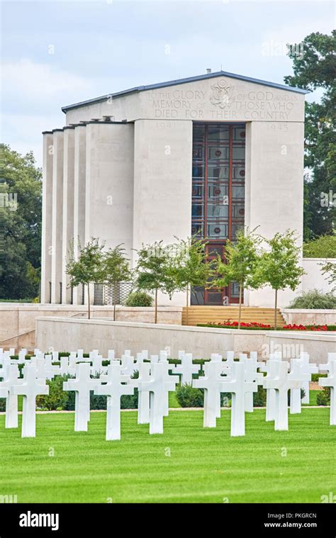 Madingley American Cemetery Cambridge American Hi Res Stock Photography