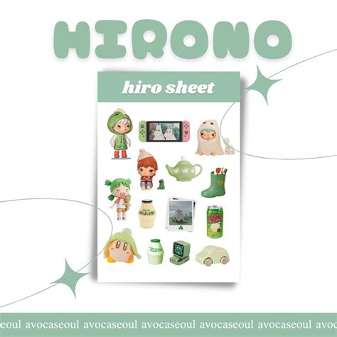 Jual Sticker Sheet Hirono Pack Aesthetic Ins Korea Untuk Dekorasi