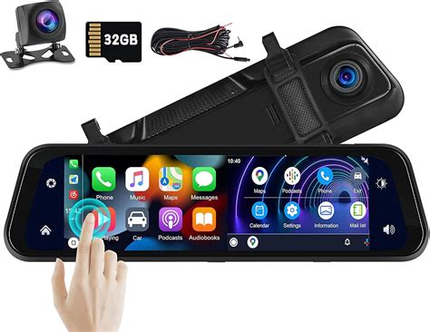 Retrovisor Coche Camecho C Mara De Coche Pulgadas Espejo Dash Cam