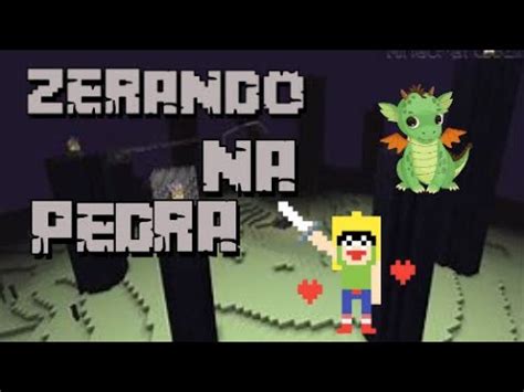 ZERANDO O MINECRAFT NO MODO DIFÍCIL USANDO APENAS UMA ESPADA DE PEDRA