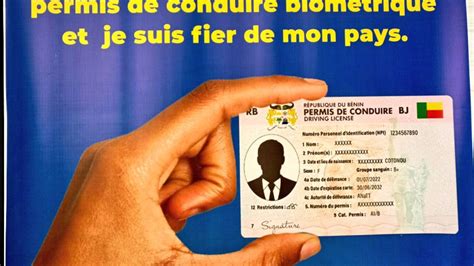 Le Bénin passe au format de permis de conduire biométrique La