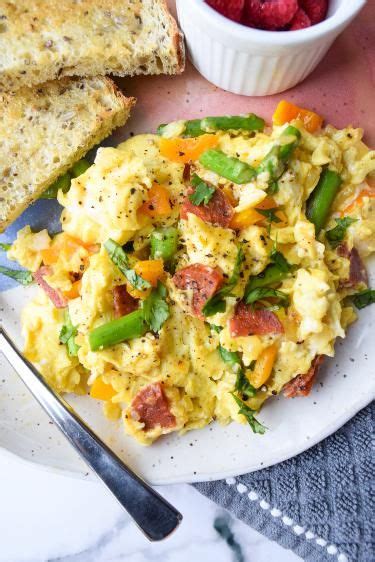 Chorizo Veggie Scramble