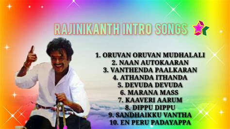 Rajinikanth Intro Songs Youtube