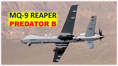 Mq Reaper Predator B Unmanned Aerial Vehicle Uav Youtube