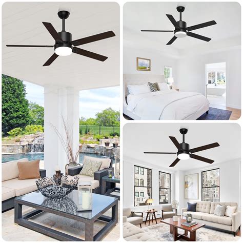 Biukis Ceiling Fans With Lights And Remote Inch Outdoor Ceiling Fan