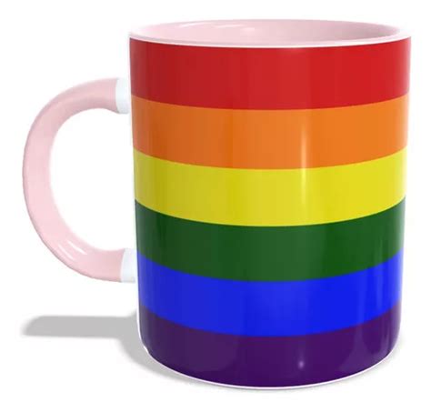 Caneca Xicara Rosa Lgbt Bandeira Do Arco íris MercadoLivre