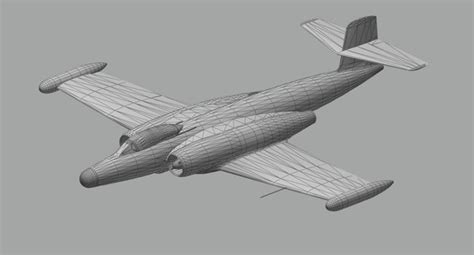 3d Rcaf Cf 100 Turbosquid 1319705