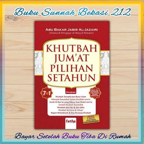 Buku Khutbah Jum At Pilihan Setahun Lengkap In Fatiha Lazada