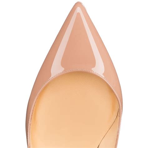 CHRISTIAN LOUBOUTIN PIGALLE PLATO 120MM NUDE PATENT Reed Fashion Blog