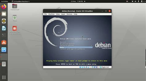 Instalasi Linux Debian Di Virtualbox Debian Virtualbox Youtube