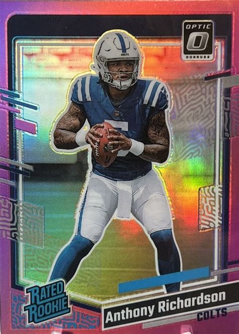 Anthony Richardson 2023 Donruss 343 Optic Preview Pink Price Guide