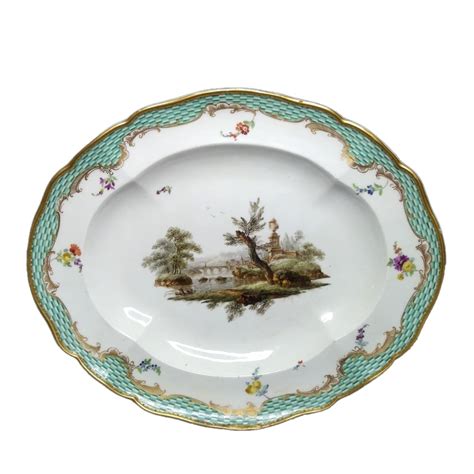Antique Meissen Porcelain Plate Antiques Athens Lotus Gallery Art