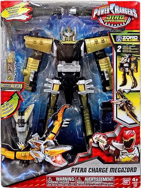 Power Rangers Dino Super Charge Ptera Charge Megazord 10 Action Figure ...