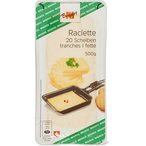 Kaufen M Budget Raclette 20 Scheiben Migros