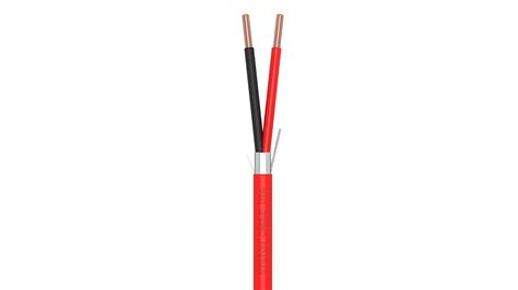 Premium 14 2 Solid Shielded FPLR Riser Rated Fire Alarm Cable Tangle Free