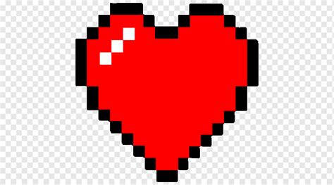 Red Heart Illustration Pixel Art Minecraft Minecraft Love Heart