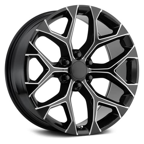 Performance Replicas Wheels Gloss Black With Milled Accents Rims