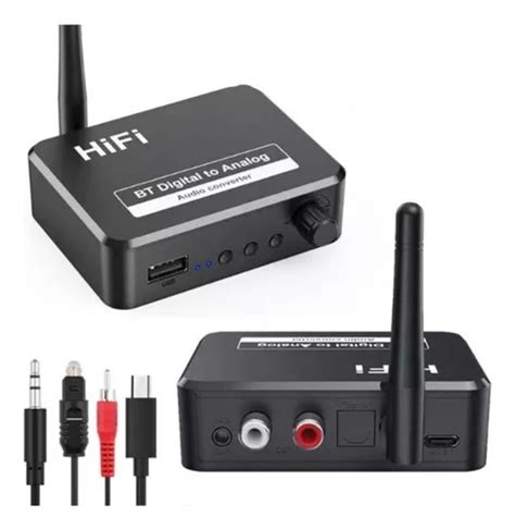 Receptor Audio Bluetooth Hifi Auxiliar Rca Optico Usb Cuotas Sin