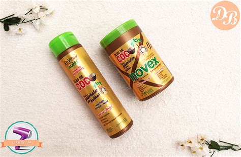 Testei Novex Óleo De Coco Shampoo E Máscara Desejos De Beleza