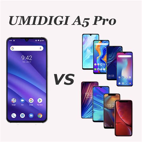 価格が1万円台のイチオシのumidigi A5 Proと1万円～3万円台の競合になるであろう人気機種を比較してみました スマホの達人