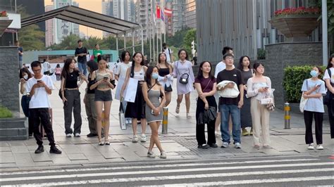 广州街头美女的天堂你选哪一个 Guangzhou walk 4K hdr YouTube