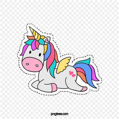 Unicornio Dibujo Animado Png