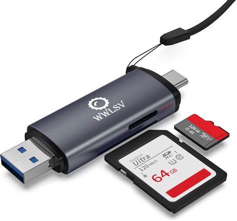 Adaptateur USB C Micro SD lecteur de carte mémoire USB2 0 pour carte