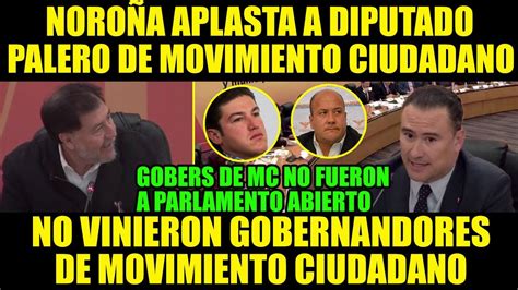 NO SEAS CHISMOSO DIP Noroña pone en su lugar a Dip de movimiento