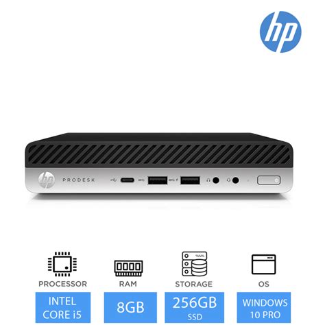 Hp Prodesk G Dm Mini Pc Intel I T Gb Gb Ssd Win Pro In Uk