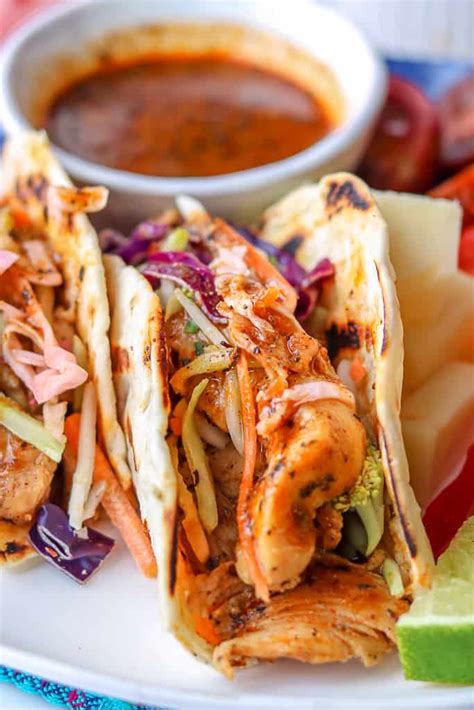 Haitian Chicken Tacos Savory Thoughts