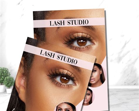 Lash Extensions Poster Eyelash Extensions Wall Art Editable Salon