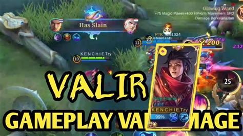 Gameplay Valir MLBB Dan BUILD Valir Tersakit MOBILE LEGENDS YouTube