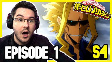 THE SCOOP ON CLASS 1 A My Hero Academia Season 4 Episode 1 REACTION