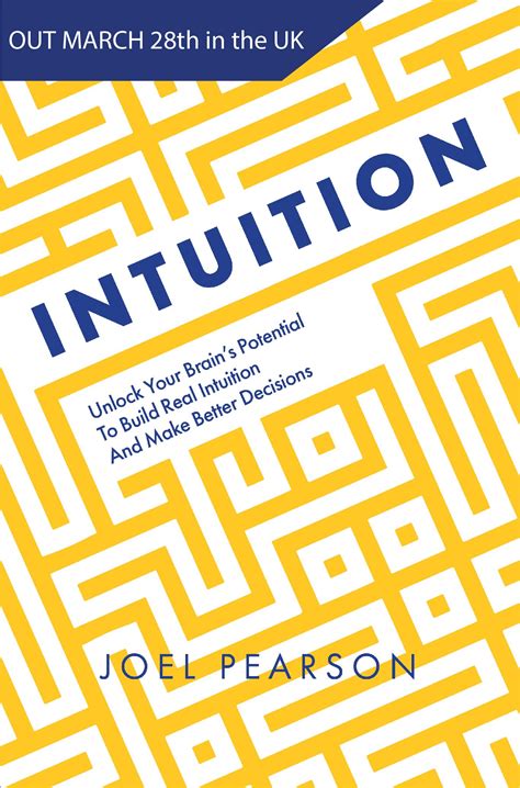 Intuition Book Joel Pearson Intuition The Intuition Toolkit Prof