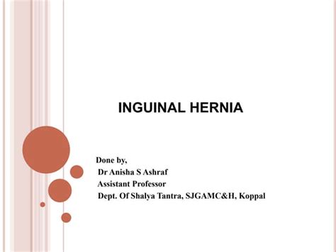 Inguinal Hernia Pptx