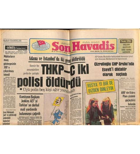 Son Havadis Gazetesi Aral K Fatma Girik Erkek Fato Olmak Yle