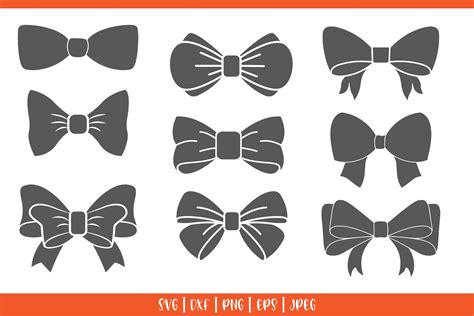 Bow Svg File Bow Tie Svg Bow Vectorbow Clipart Bow Svg Etsy