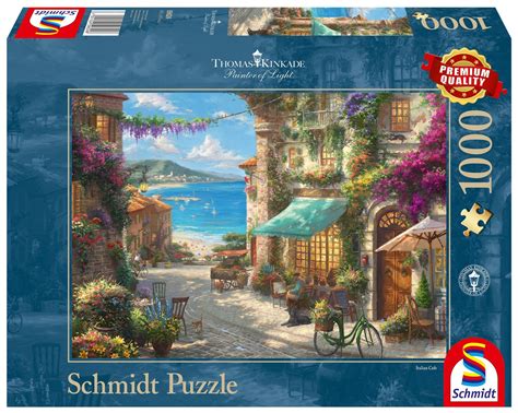 Pq Puzzle El Thomas Kinkade Kawiarenka Na W Oskiej Riwierze