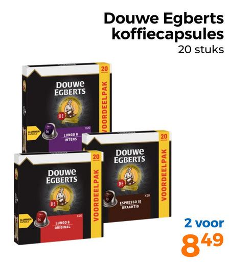 Douwe Egberts Koffiecups Folder Aanbieding Bij Trekpleister Details